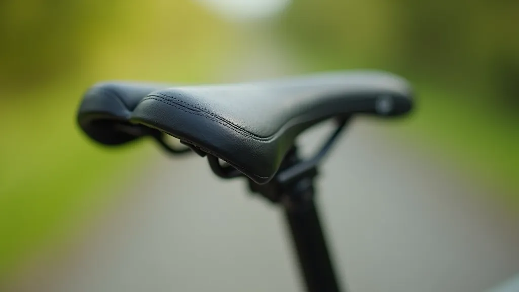 Comfortable bike saddle with gel padding and wide seating surface suitable for recreational riding